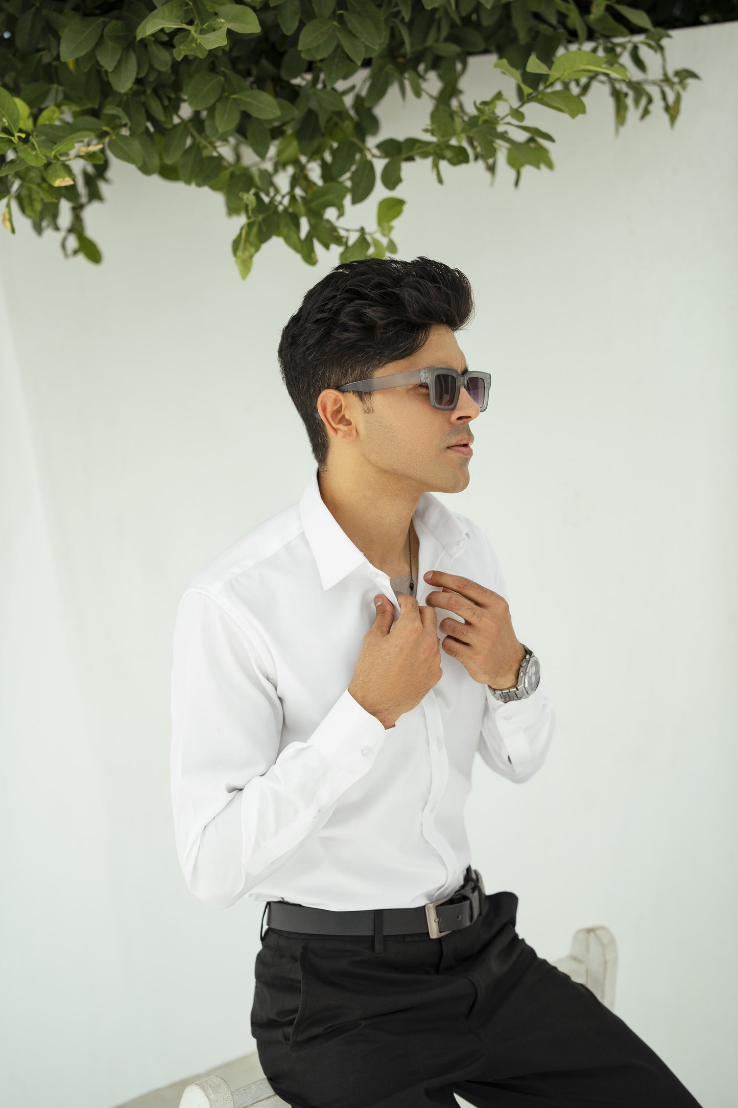 Crisp White Essential Shirt