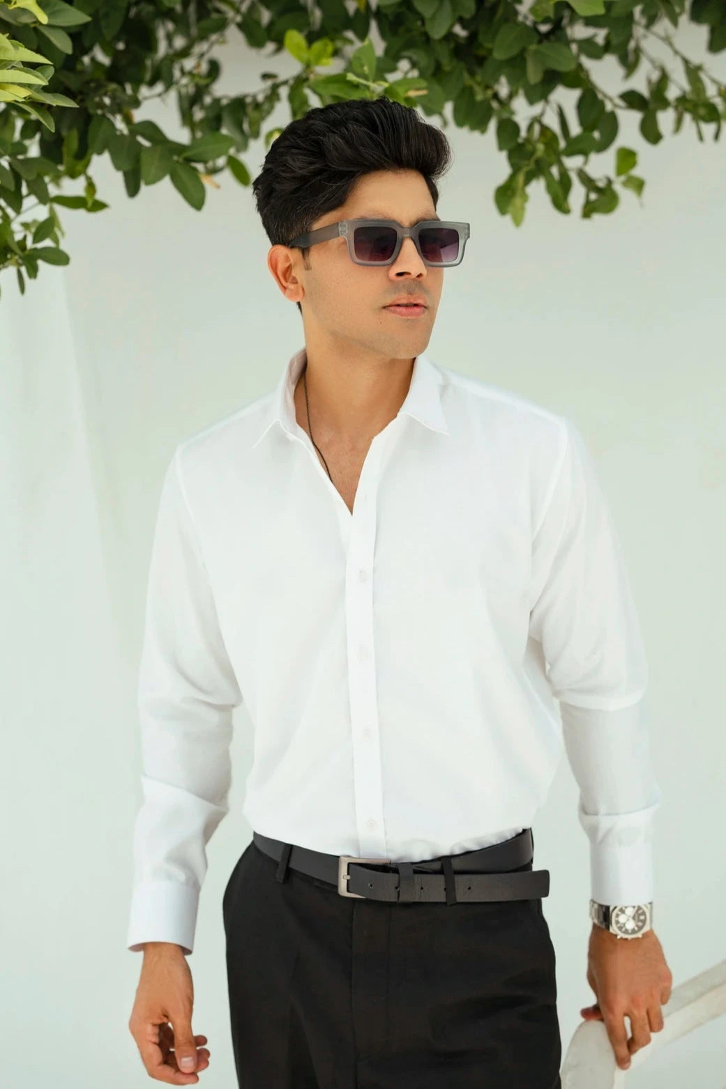 Crisp White Essential Shirt