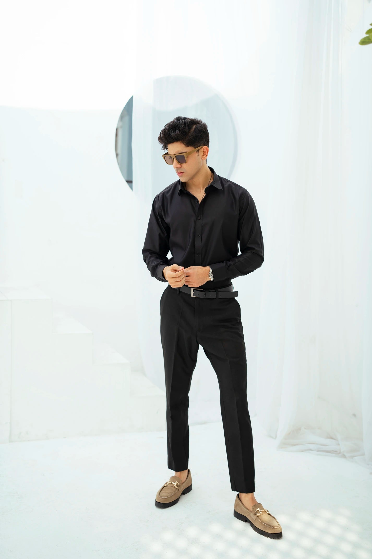 Jet Black Formal Shirt