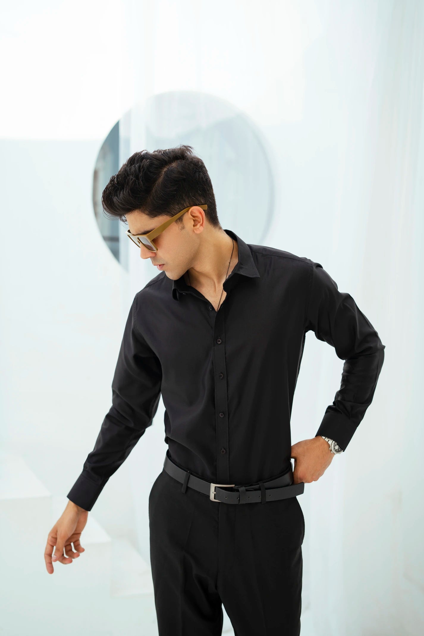 Jet Black Formal Shirt