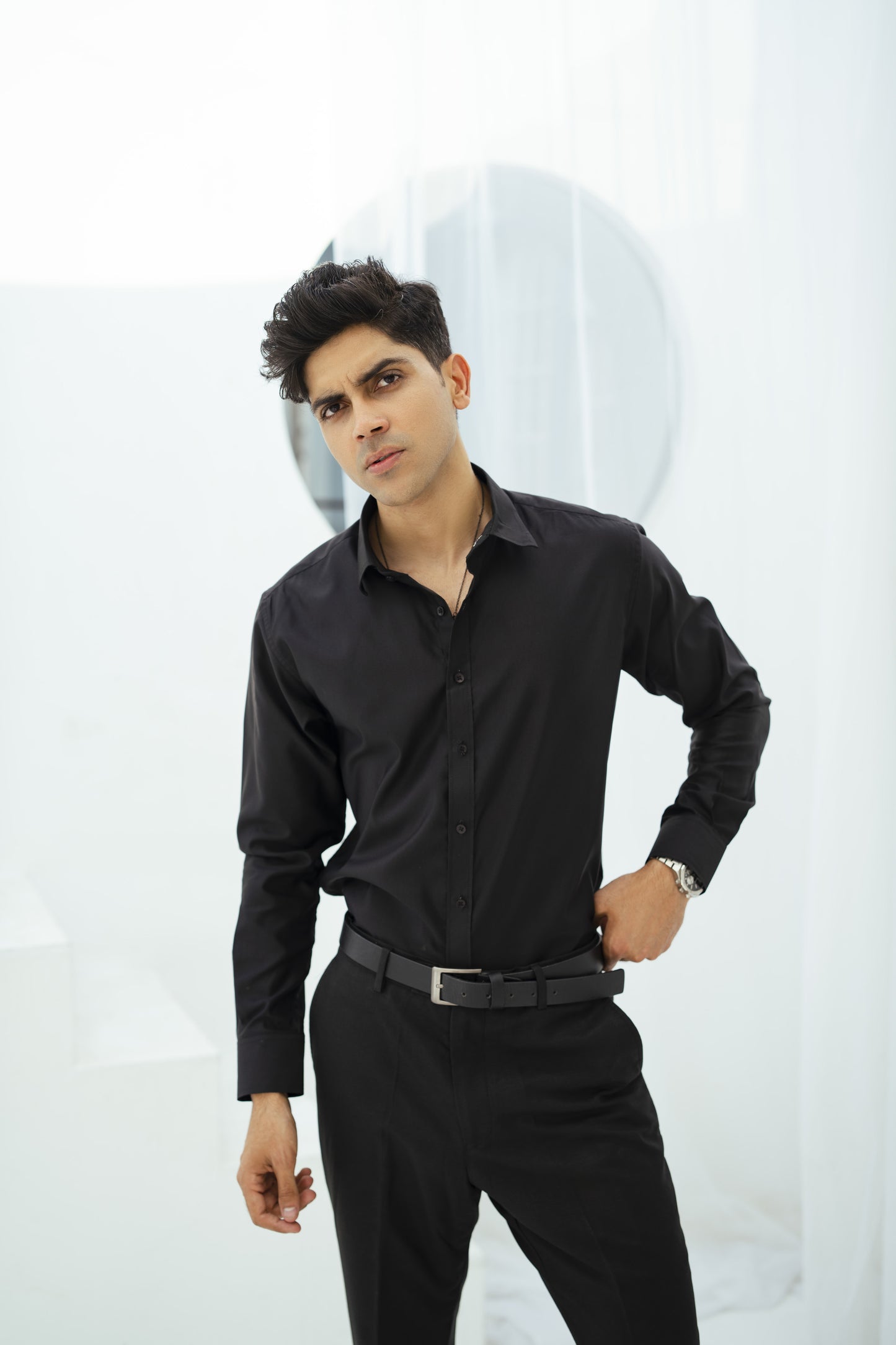 Jet Black Formal Shirt