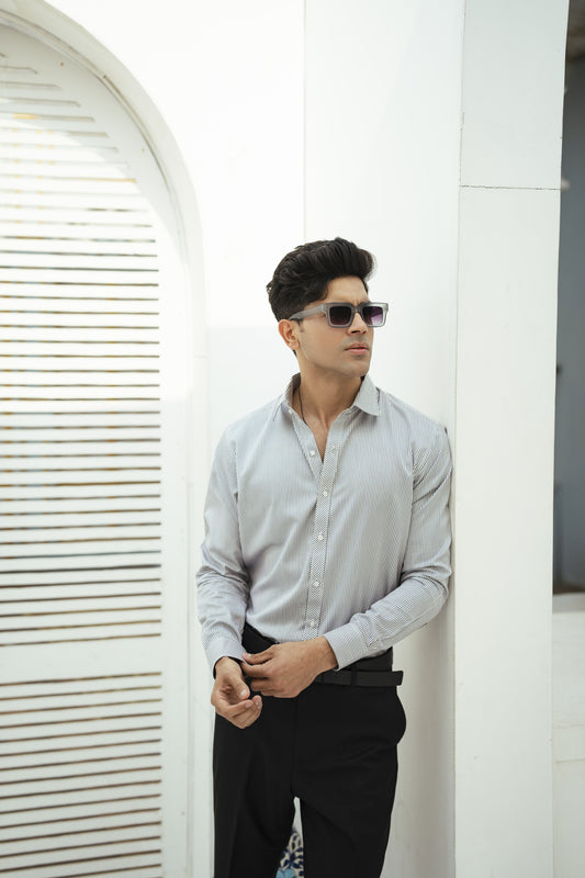 Subtle Stripe Formal Shirt