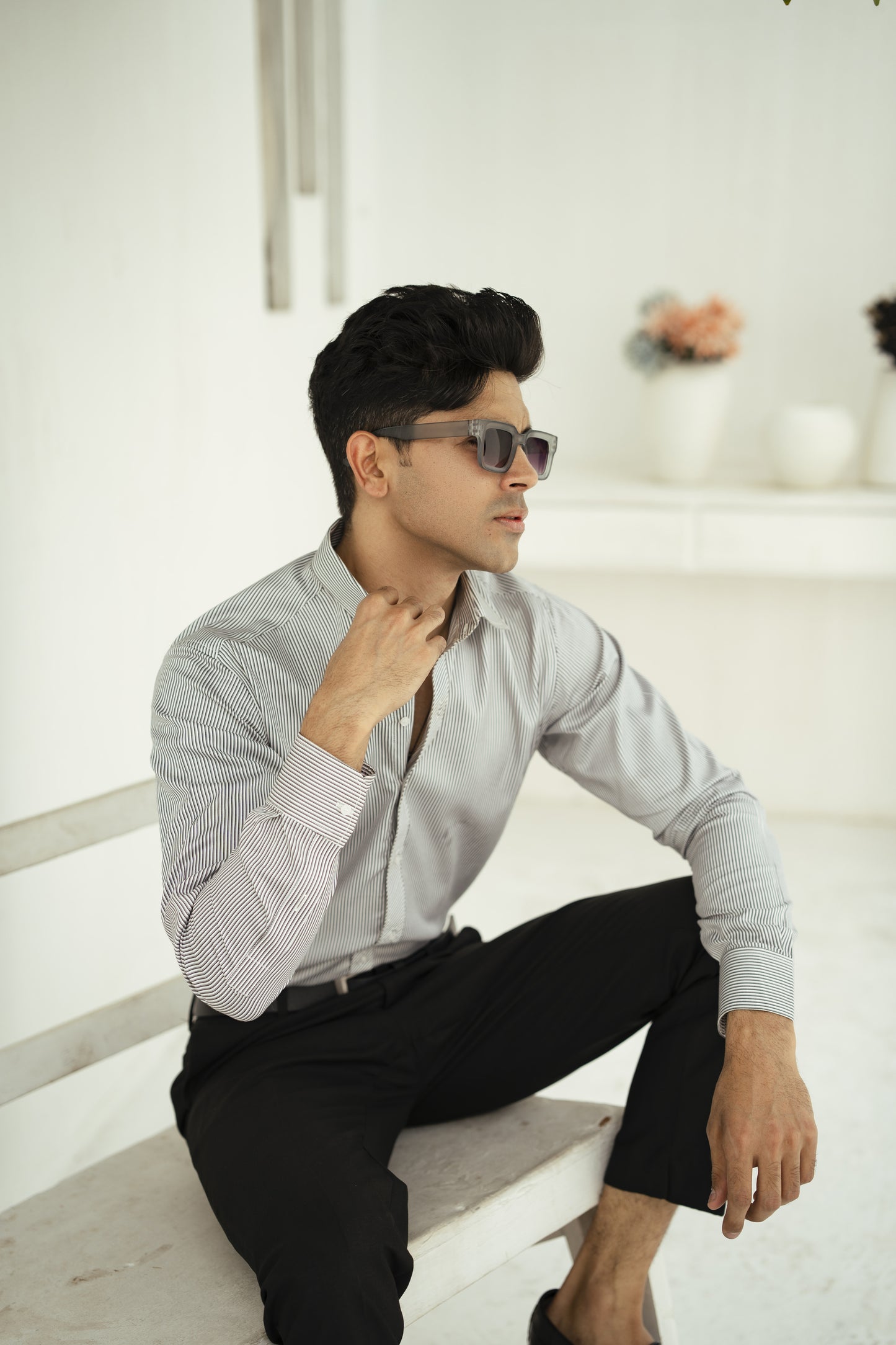 Subtle Stripe Formal Shirt